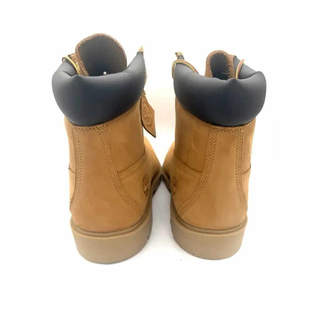NEW Timberland 6 Inch Waterproof Boot Wheat Nubuck TB118094 231 Men's Size 13